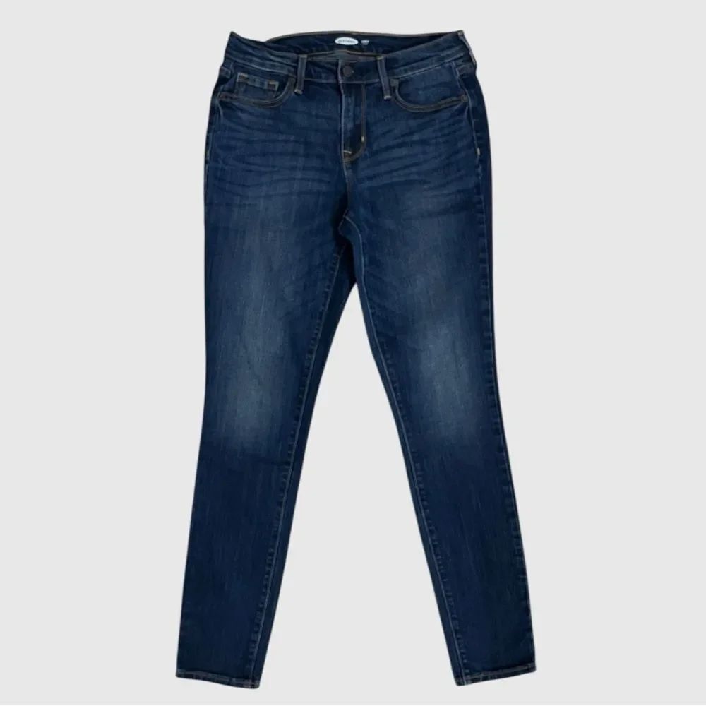 Old Navy Curvy Skinny Jeans Women’s 4 Blue Mid Rise Stretch Denim Pants